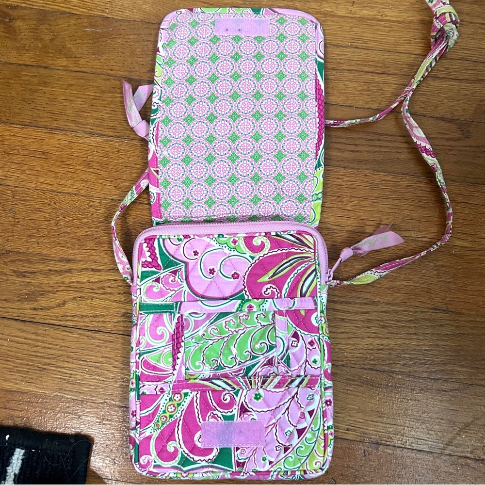 Vera Bradley Pink Pinwheel Crossbody Bag Vintage - Picture 2 of 8